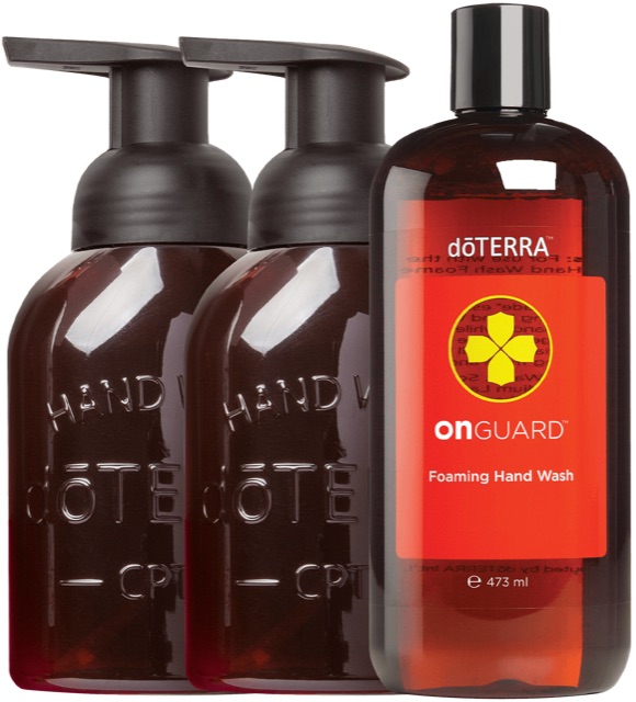 dōTERRA On Guard™ Schäumende Handseife mit 2 Seifenspendern